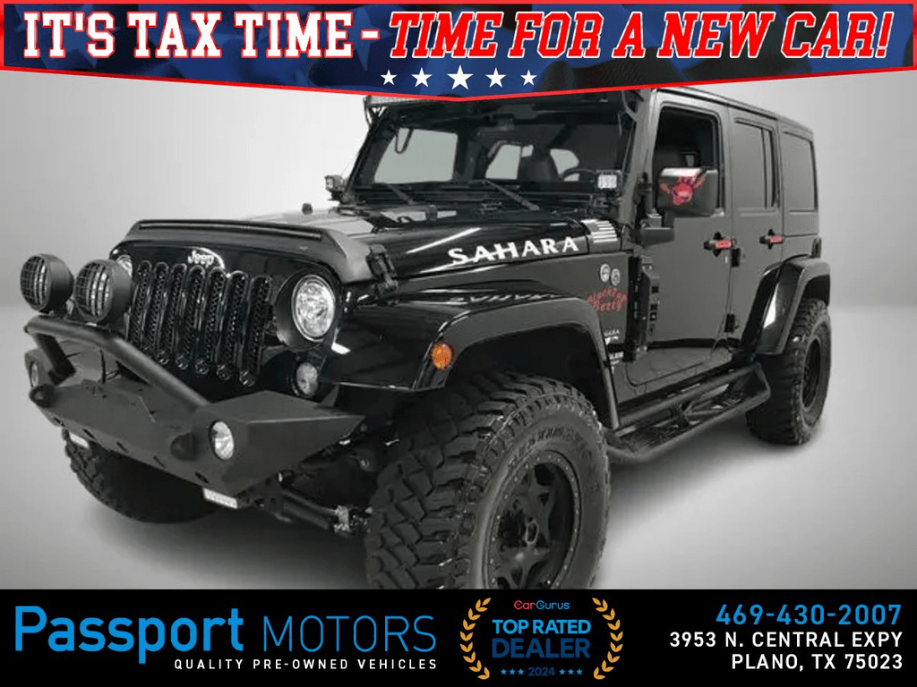 2017 JEEP WRANGLER UNLIMITED for sale in PLANO