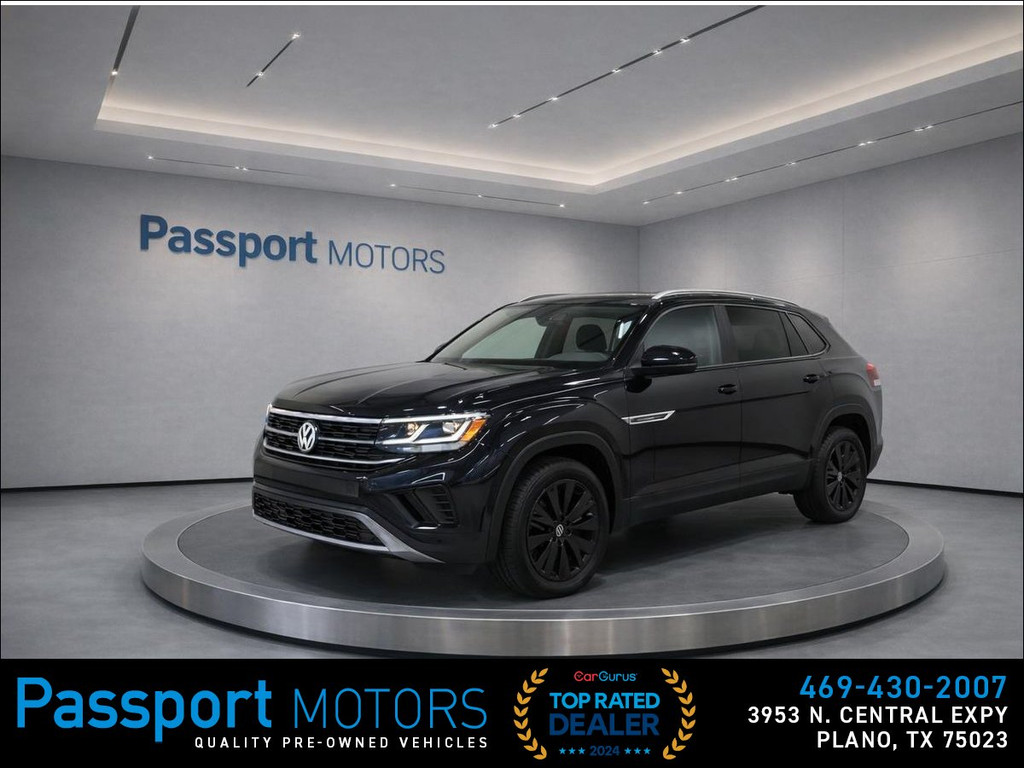 2025 VOLKSWAGEN ATLAS CROSS SPORT/SE TECH/PANORAMIC ROOF/20" BLACK WHEELS for sale in PLANO