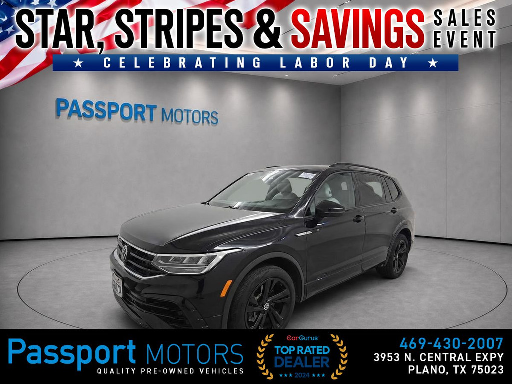 2023 VOLKSWAGEN TIGUAN/SE R LINE/BLACK WHEELS/PANO ROOF for sale in PLANO