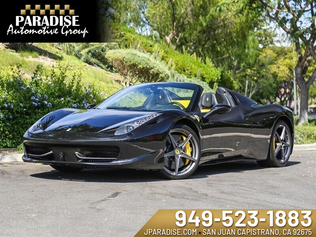 2013 FERRARI 458 SPIDER for sale in SAN JUAN CAPISTRANO