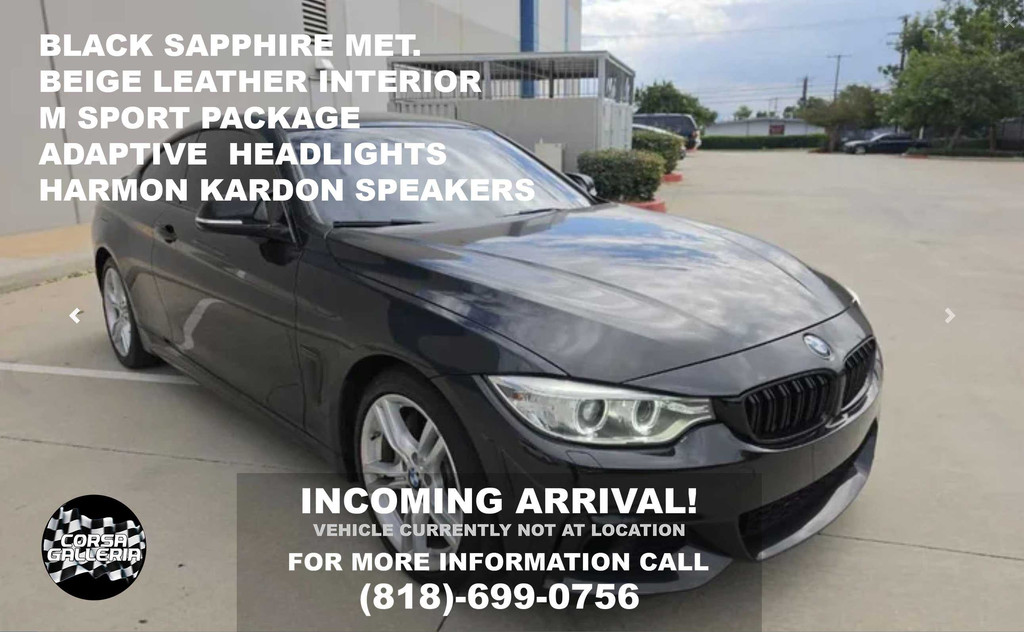 2017 BMW 4 SERIES for sale in BURBANK