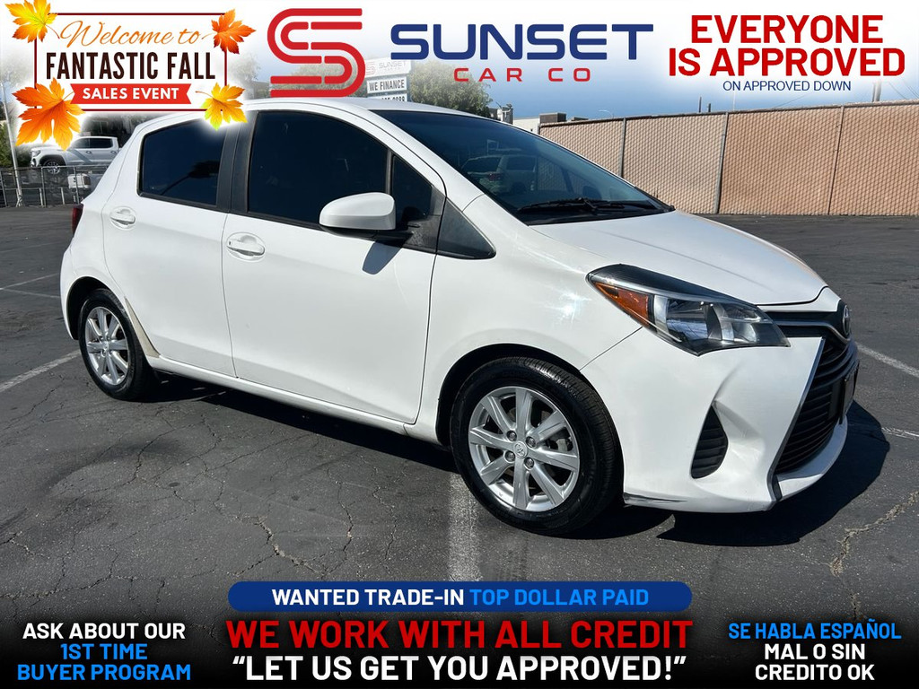 2015 TOYOTA YARIS for sale in SANTA ANA