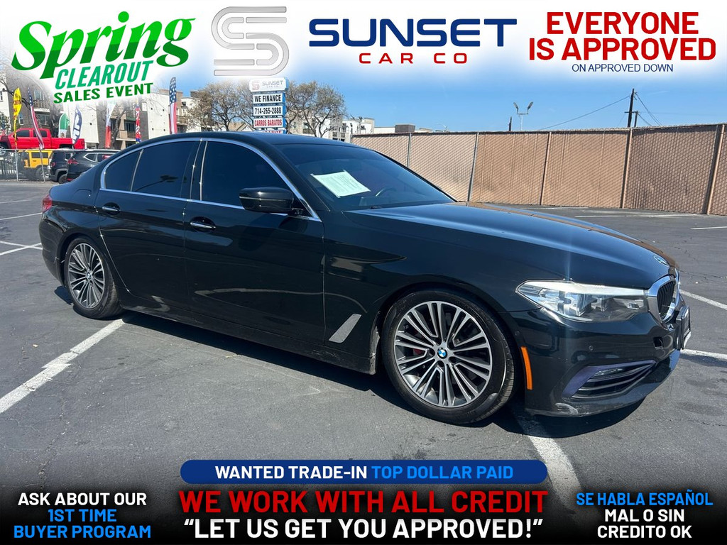 2017 BMW 5 SERIES for sale in SANTA ANA