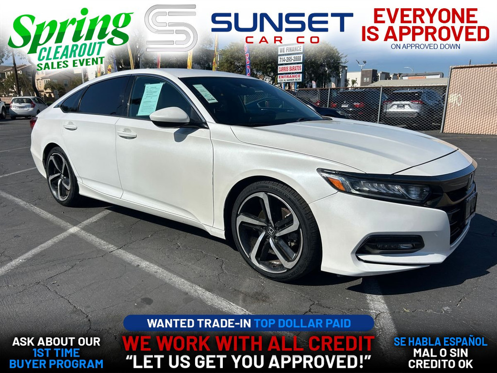 2018 HONDA ACCORD for sale in SANTA ANA