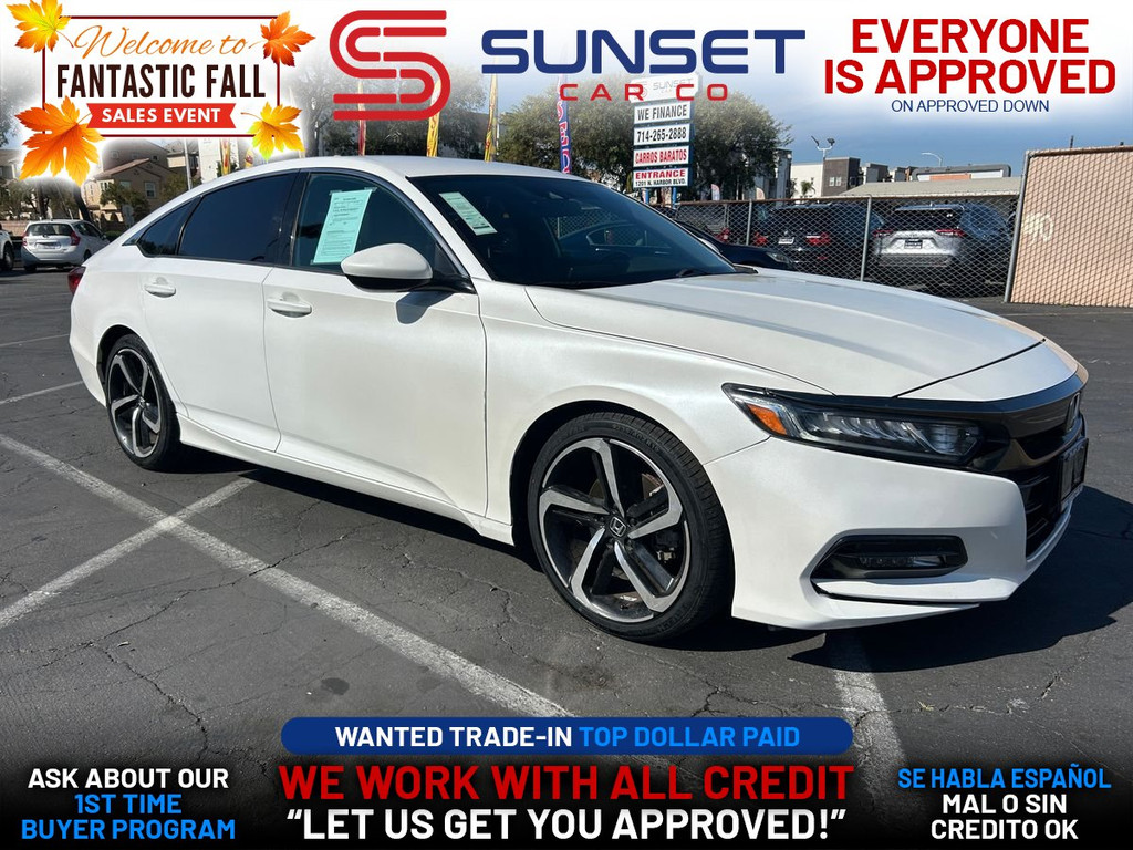 2018 HONDA ACCORD for sale in SANTA ANA