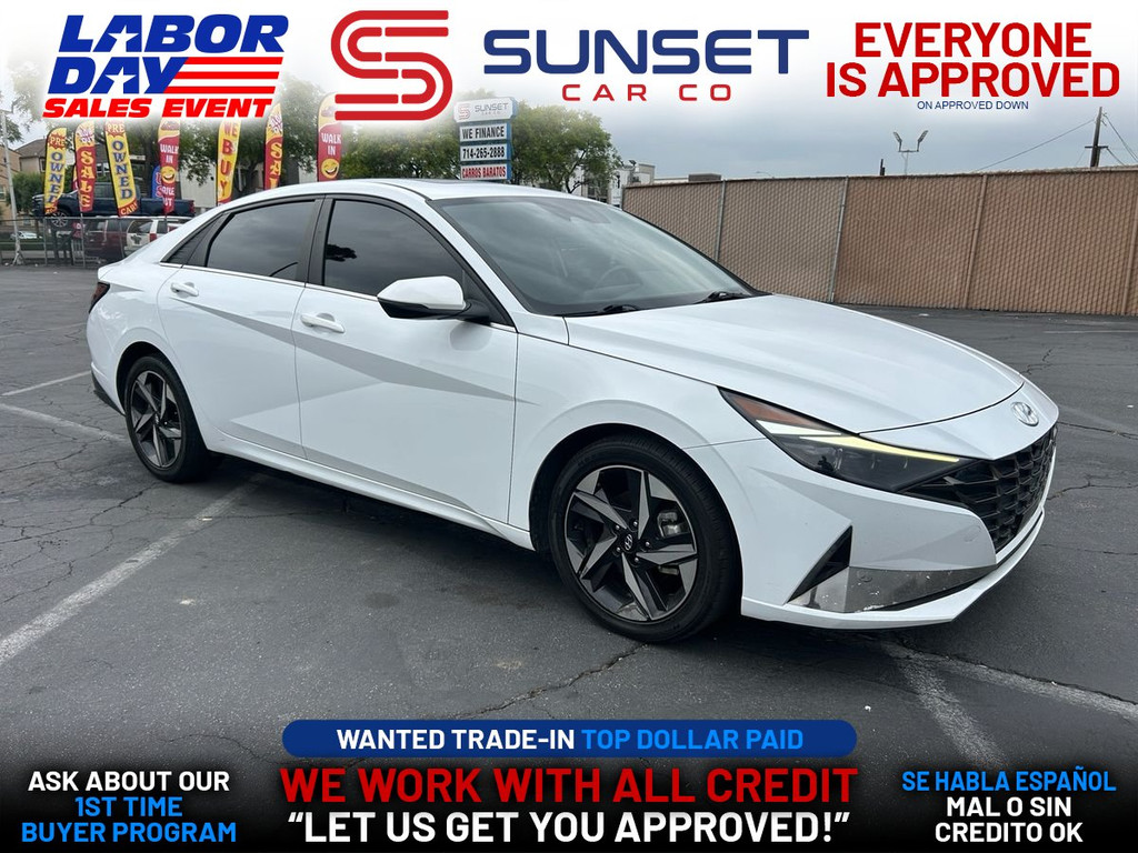 2021 HYUNDAI ELANTRA for sale in SANTA ANA