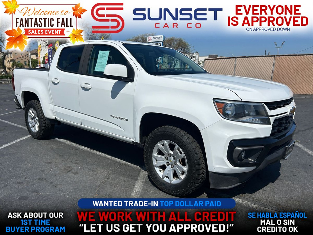 2021 CHEVROLET COLORADO CREW CAB for sale in SANTA ANA