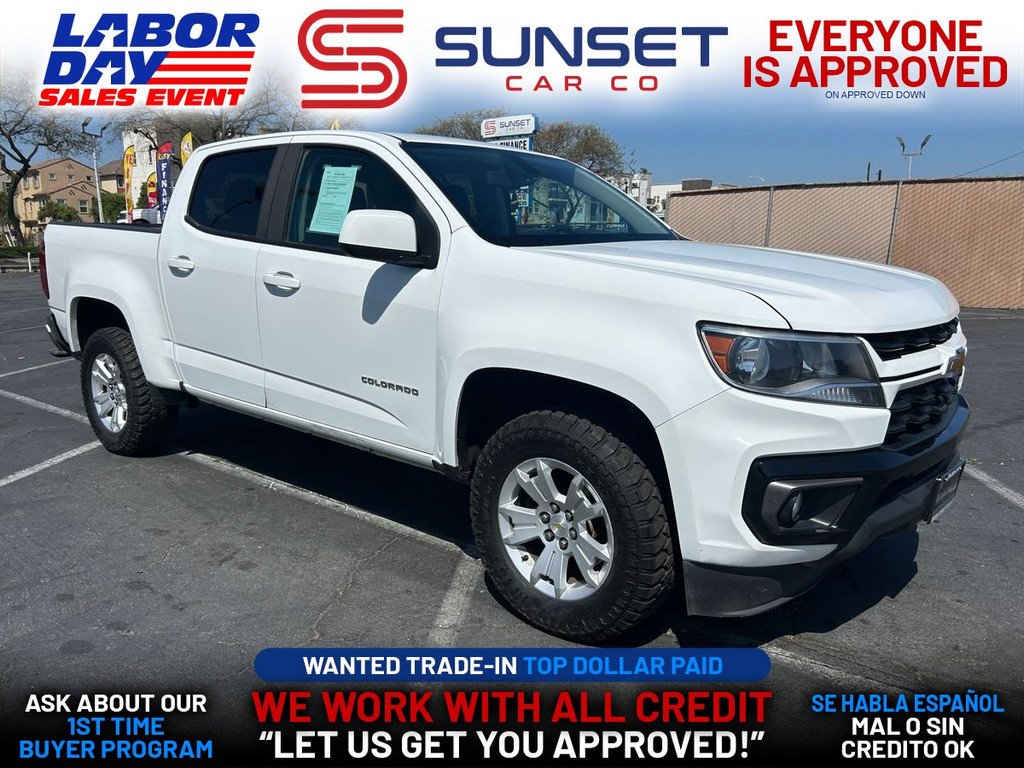 2021 CHEVROLET COLORADO CREW CAB for sale in SANTA ANA