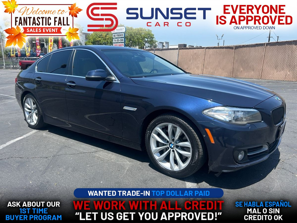 2016 BMW 5 SERIES for sale in SANTA ANA