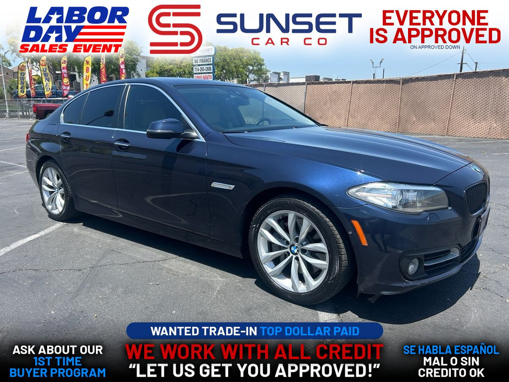 2016 BMW 5 SERIES for sale in SANTA ANA