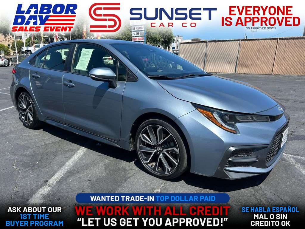 2020 TOYOTA COROLLA for sale in SANTA ANA
