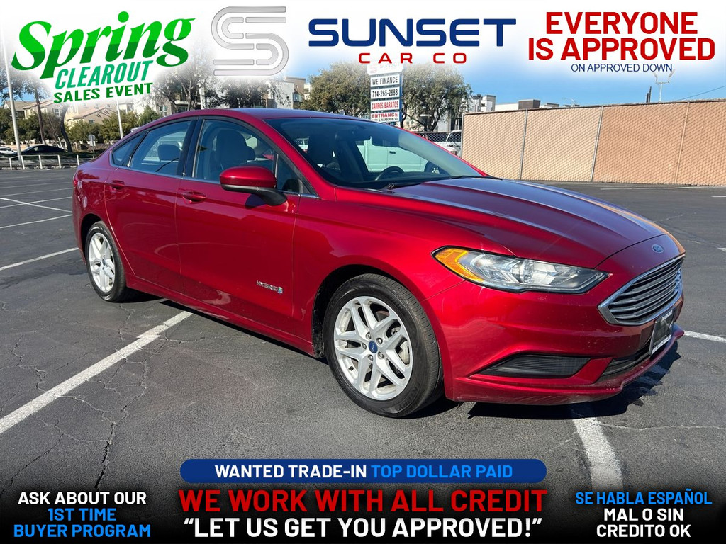 2018 FORD FUSION for sale in SANTA ANA
