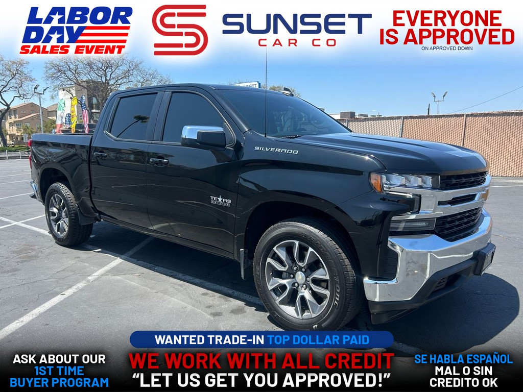 2021 CHEVROLET SILVERADO 1500 CREW CAB for sale in SANTA ANA