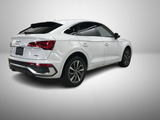 WHITE, 2023 AUDI Q5 SPORTBACK/S LINE/ PANOROOF/TINT WINDOWS Thumnail Image 4