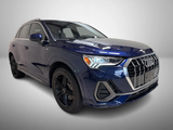 BLUE, 2022 AUDI Q3/UP GRADED WHEELS/PREMIUM PLUS/PANO ROOF Thumnail Image 3