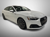 WHITE, 2022 AUDI A5/PREMIUM PLUS/UPGRADED SPORT WHEELS/BLACK OPTIC PKG Thumnail Image 3
