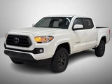WHITE, 2021 TOYOTA TACOMA DOUBLE CAB/UP GRADED BLACK WHEEL/TINT WINDOWS Thumnail Image 1