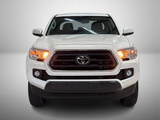 WHITE, 2021 TOYOTA TACOMA DOUBLE CAB/UP GRADED BLACK WHEEL/TINT WINDOWS Thumnail Image 2