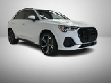WHITE, 2023 AUDI Q3/BLACK OPTIC PKG/UPGRADED 20" WHEELS/PREMIUM PLUS Thumnail Image 3