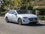 WHITE, 2021 HYUNDAI SONATA HYBRID Thumnail Image 9