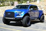 BLUE, 2015 FORD F150 SUPERCREW CAB Thumnail Image 4