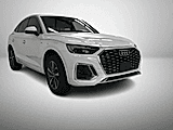 WHITE, 2023 AUDI Q5 SPORTBACK/S LINE/ PANOROOF/TINT WINDOWS Thumnail Image 3
