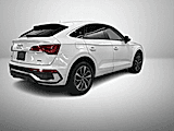 WHITE, 2023 AUDI Q5 SPORTBACK/S LINE/ PANOROOF/TINT WINDOWS Thumnail Image 4