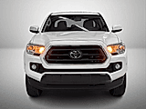 WHITE, 2021 TOYOTA TACOMA DOUBLE CAB/UP GRADED BLACK WHEEL/TINT WINDOWS Thumnail Image 2