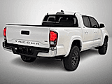 WHITE, 2021 TOYOTA TACOMA DOUBLE CAB/UP GRADED BLACK WHEEL/TINT WINDOWS Thumnail Image 4