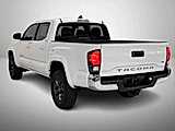 WHITE, 2021 TOYOTA TACOMA DOUBLE CAB/UP GRADED BLACK WHEEL/TINT WINDOWS Thumnail Image 6