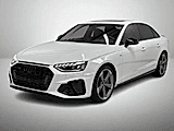 WHITE, 2023 AUDI A4/BLACK OPTIC PKG/19" WHEELS/VENTILATED SEATS/BANG&OLUFSEN SOUND Thumnail Image 1