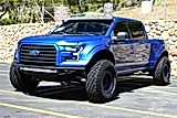 BLUE, 2015 FORD F150 SUPERCREW CAB Thumnail Image 4