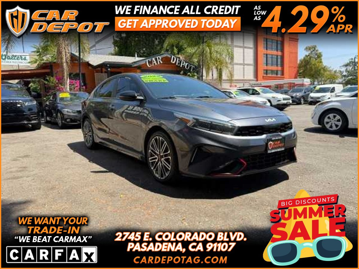 2022 KIA FORTE GT 1 OWNER RARE MANUAL TRANSMISSION