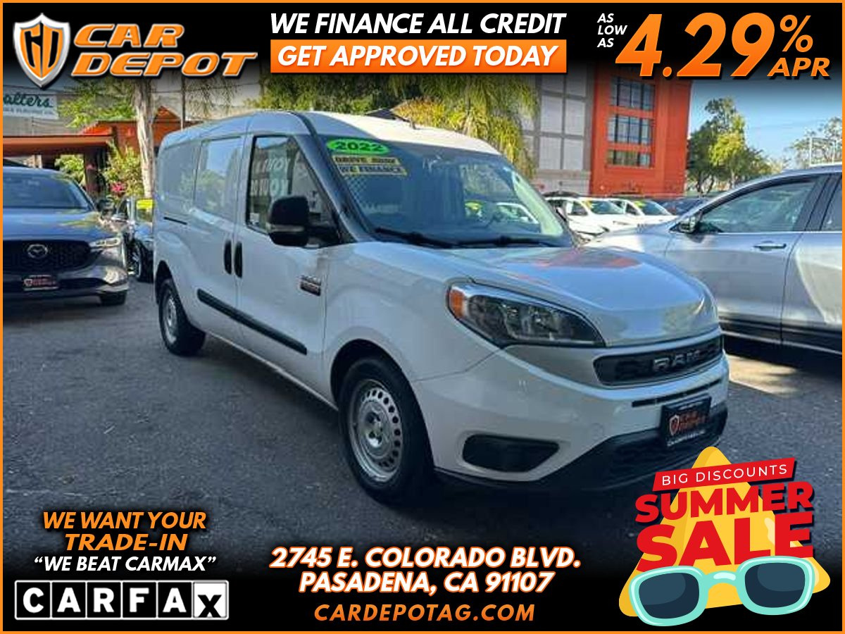 2022 RAM PROMASTER CITY SUPER LOW MILES SUPER CLEAN