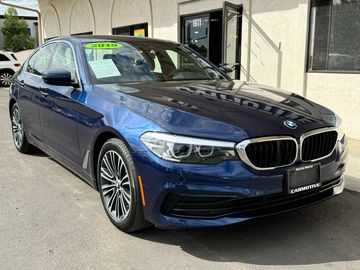 Blue Metallic, 2019 BMW 5 SERIES Image