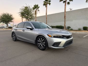 SILVER, 2022 HONDA CIVIC Image 