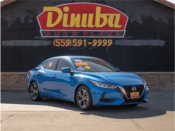 BLUE, 2020 NISSAN SENTRA Image 