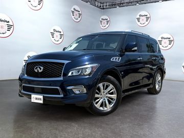 BLUE, 2017 INFINITI QX80 Image 
