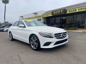 WHITE, 2019 MERCEDES-BENZ C-CLASS Image 