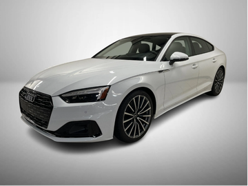 WHITE, 2022 AUDI A5/PREMIUM PLUS/UPGRADED SPORT WHEELS/BLACK OPTIC PKG Image 