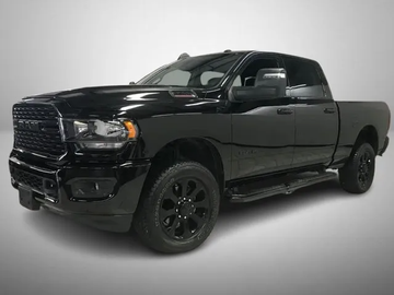 BLACK, 2024 RAM 2500 CREW CAB/LEVEL 2 /NIGHT EDITION/20" WHEELS/12" SCREEN Image 