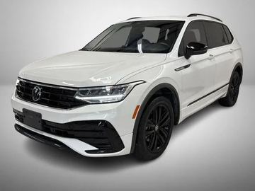 WHITE, 2022 VOLKSWAGEN TIGUAN SE/R LINE/BLACK OUT WHEELS/PANO ROOF Image 