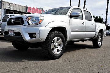 SILVER, 2012 TOYOTA TACOMA DOUBLE CAB Image 