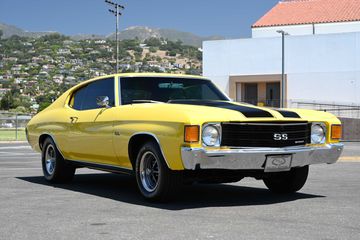 YELLOW, 1972 CHEVROLET CHEVELLE Image 