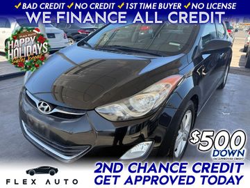 BLACK, 2013 HYUNDAI ELANTRA Image 