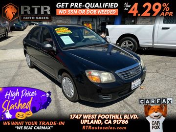 BLACK, 2009 KIA SPECTRA Image 