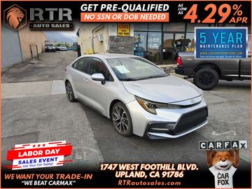 2022 TOYOTA COROLLA for sale in UPLAND