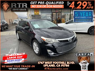 2013 TOYOTA AVALON for sale in UPLAND