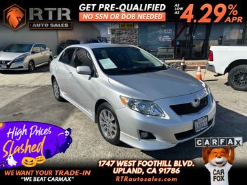 SILVER, 2010 TOYOTA COROLLA Image 