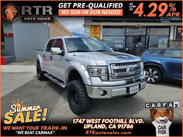 2013 FORD F150 SUPERCREW CAB for sale in UPLAND